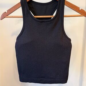 Lululemon Dark Gray Ribbed Women's Tank Top